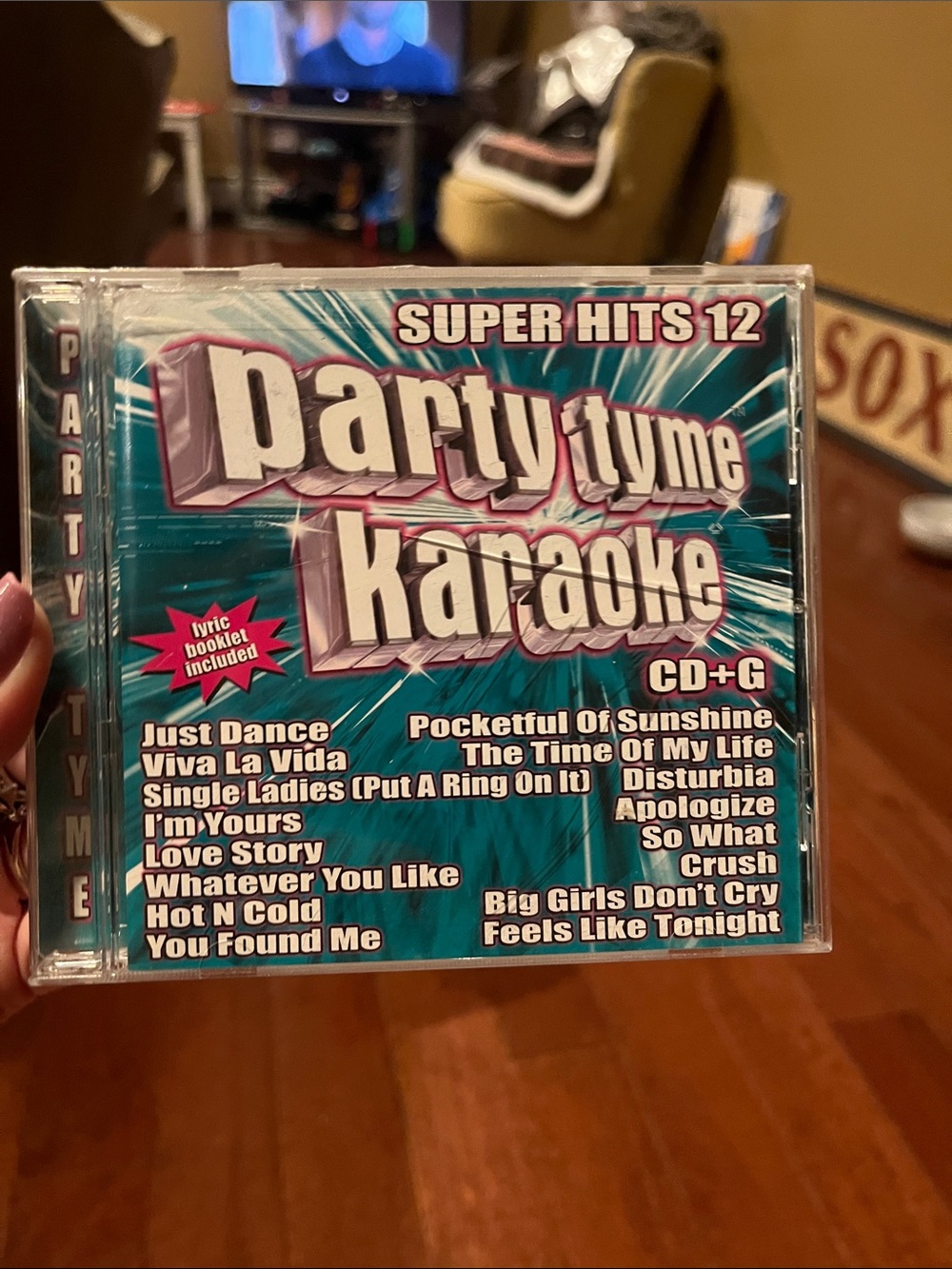 Teal and White Party Tyme Karaoke CD+G Super Hits 12
